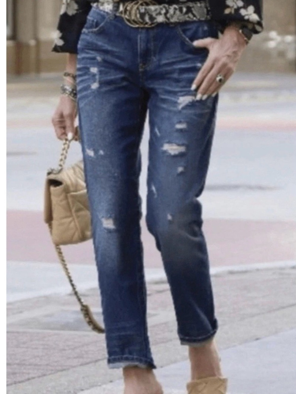 Like New! Cabi 100% Bf Boyfriend Jeans Size 8